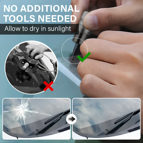 Vantrell GlassFix — Windshield Chip & Crack Repair Kit
